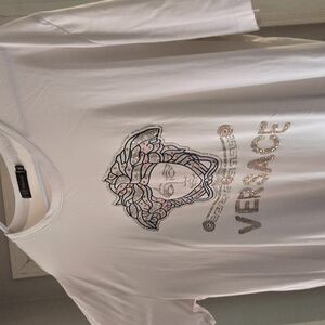 Versace White Graphic T-Shirt